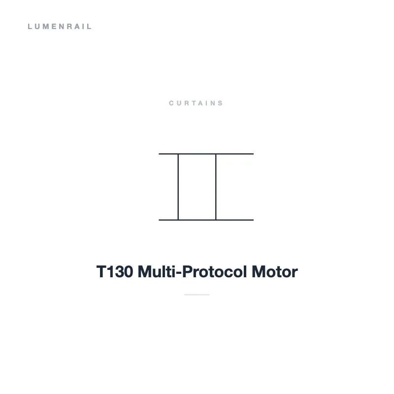 T130 Multi-Protocol Curtain Motor