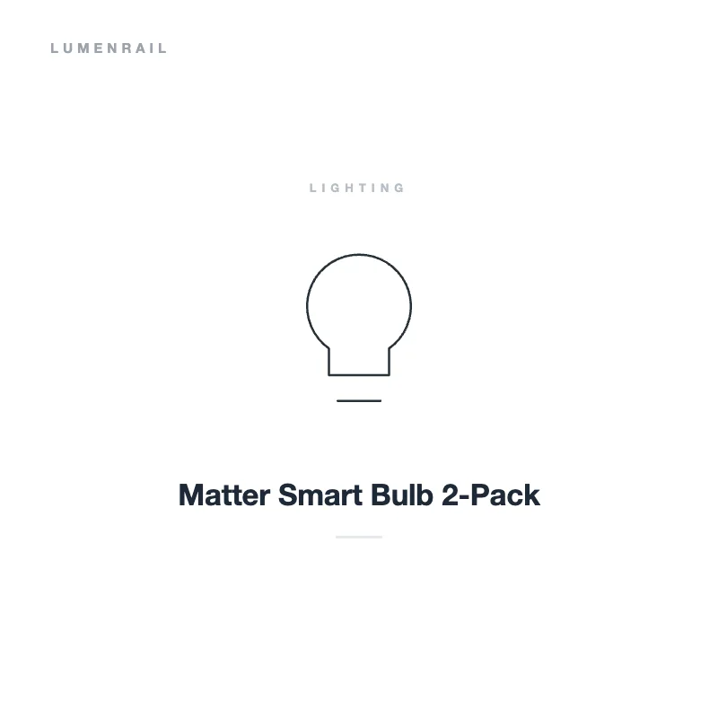 Matter A19 Bulb 2-Pack